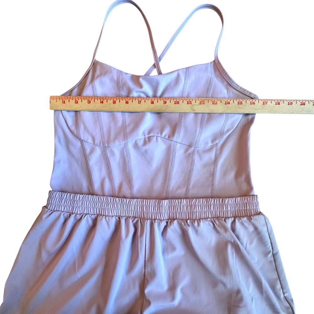 PINK Victoria's Secret Ultimate Runsie‎ Pastel Lilac Lavender XL Corset-Inspired - Picture 6 of 15